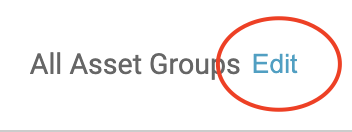 Asset Group Access Screen Shot